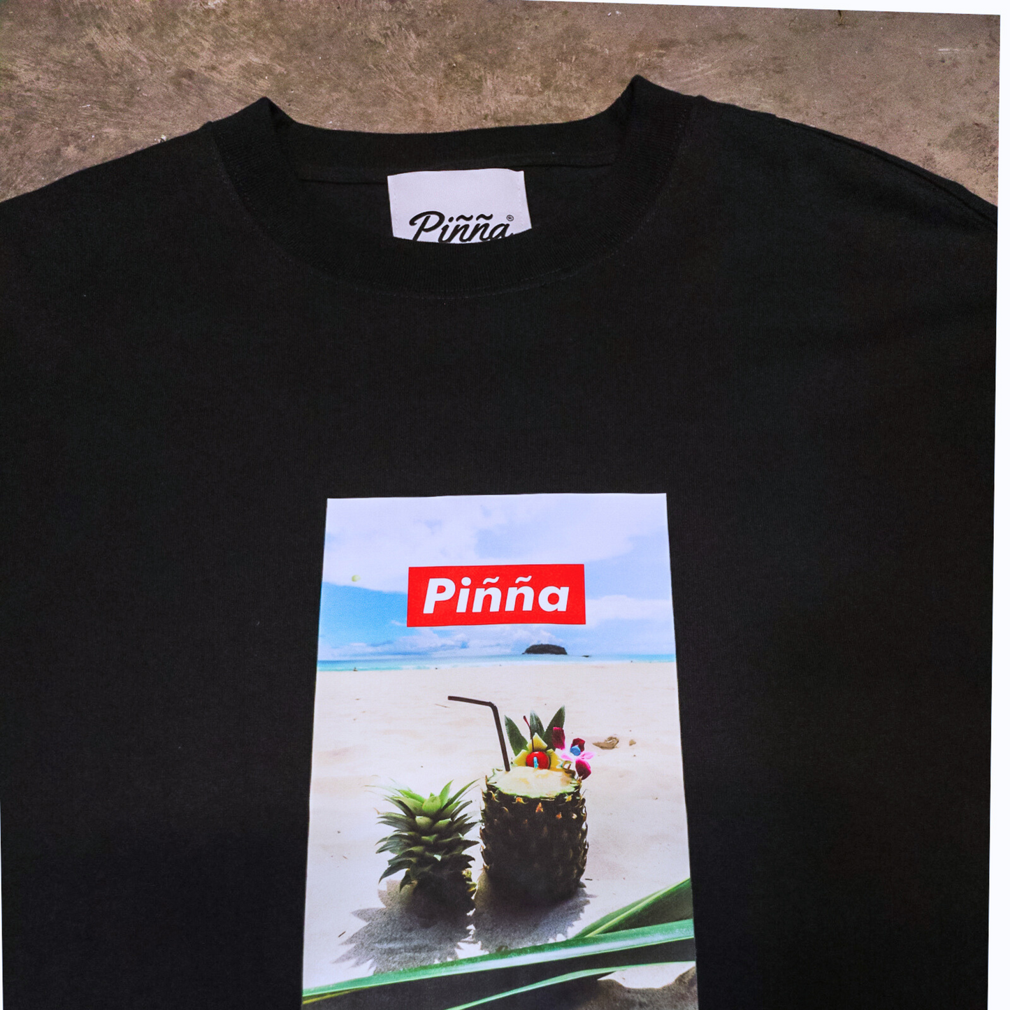 Piñña Portrait Tee - White