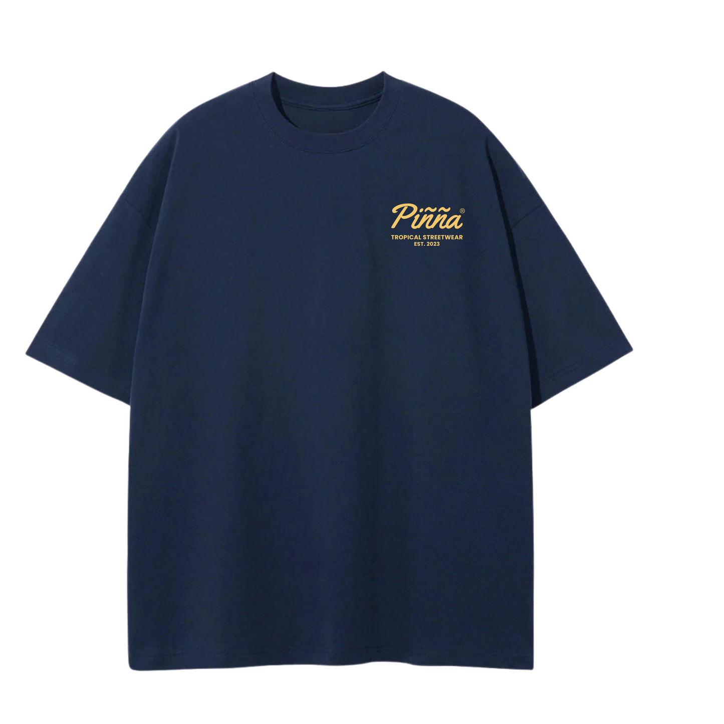 Piñña Halftone Logo Tee - Blue