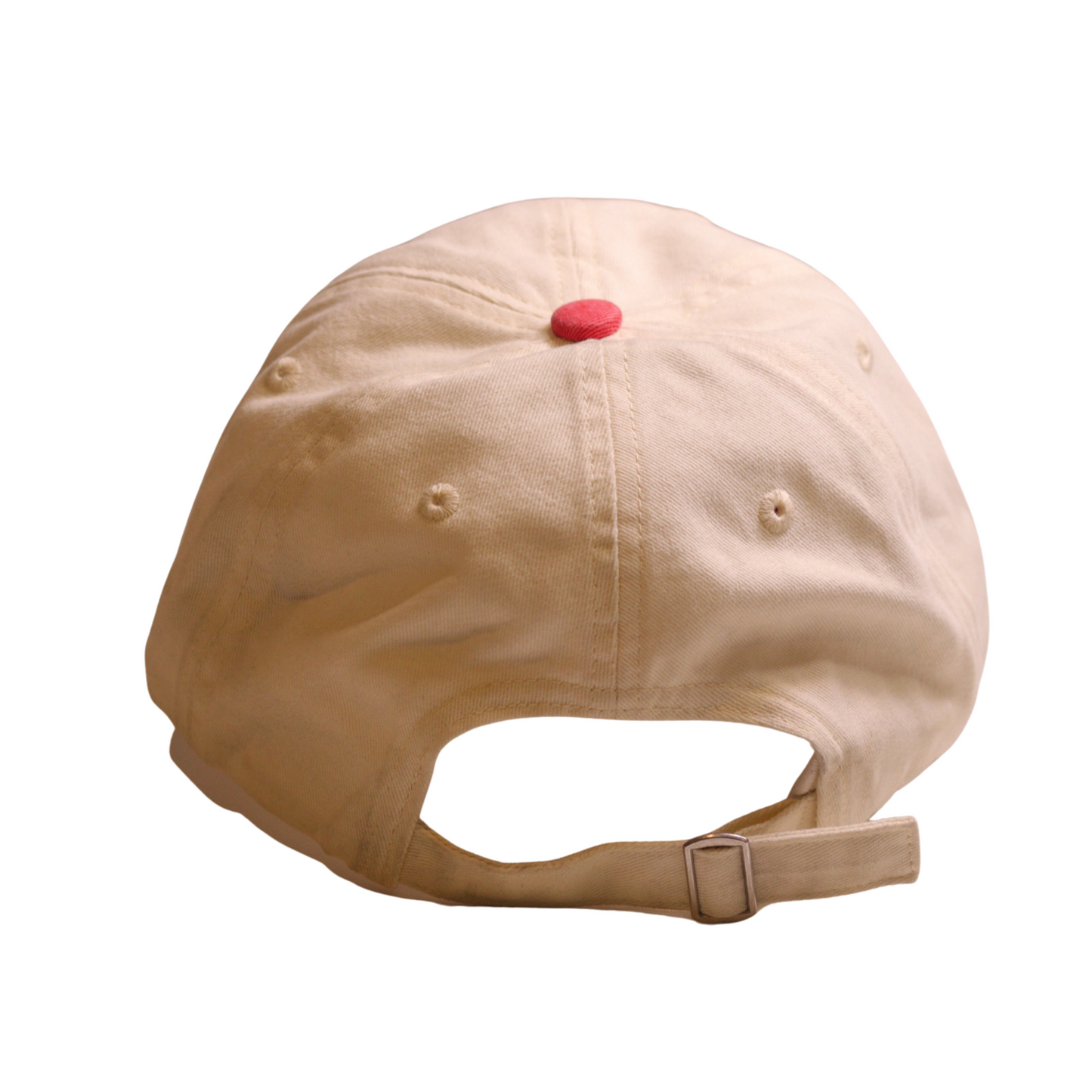 Dad Cap - Off White & Pink