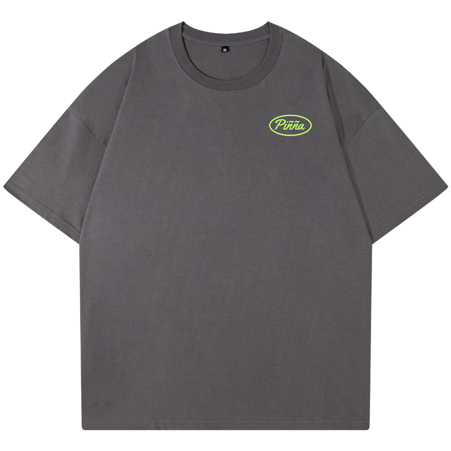 Classic Piñña Oval Logo Tee - Grey