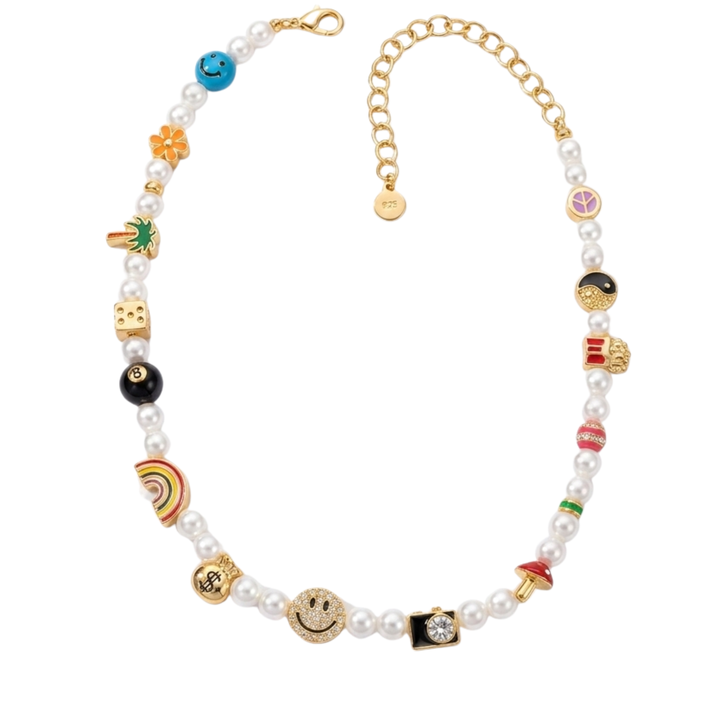 Piñña Multicolor Pearl Necklace