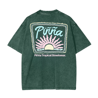 Uluwatu Sunset - Acid Wash Green