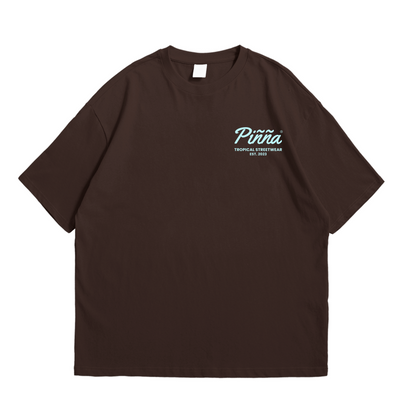 Slim Fit Piñña Logo Tee - Brown