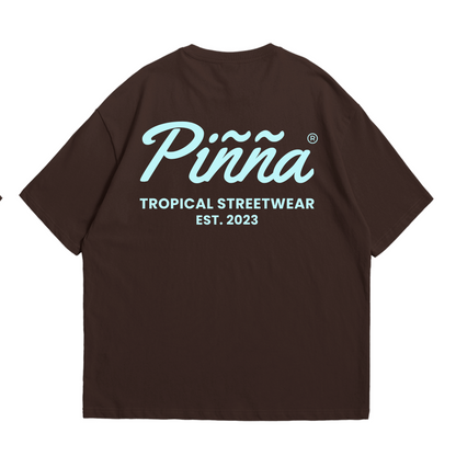 Slim Fit Piñña Logo Tee - Brown