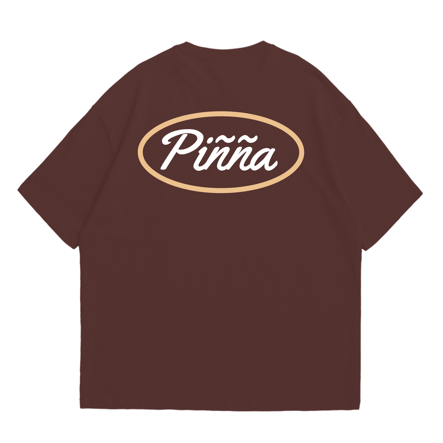 Classic Piñña Oval Logo Tee - Brown