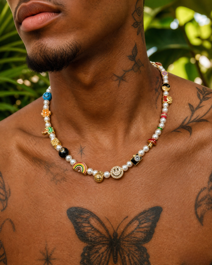 Piñña Multicolor Pearl Necklace