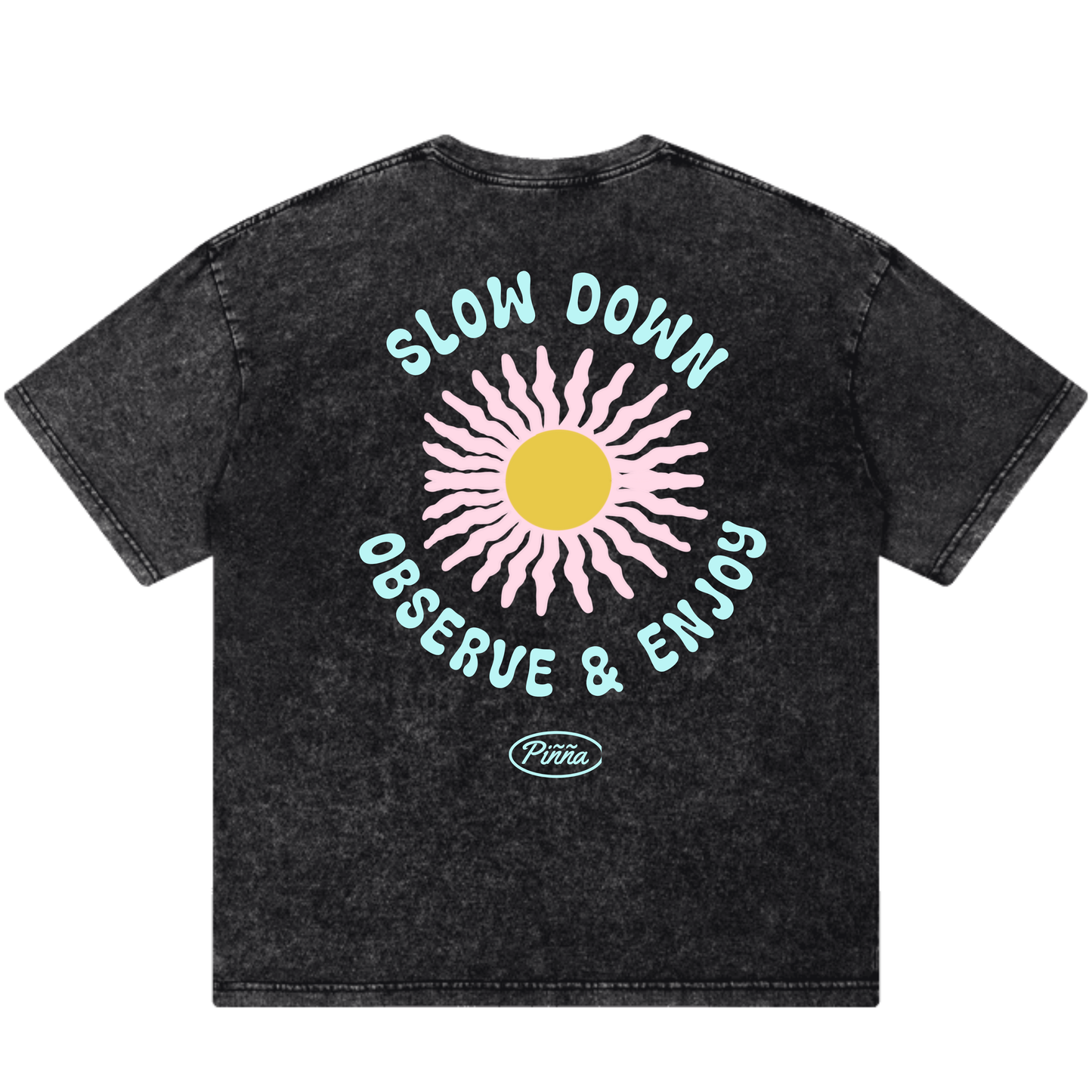 Slow Down - Acid Wash Black