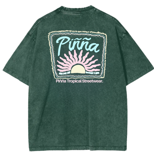 Uluwatu Sunset - Acid Wash Green