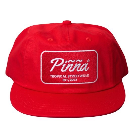 The Patch SnapBack Cap - Summer Red