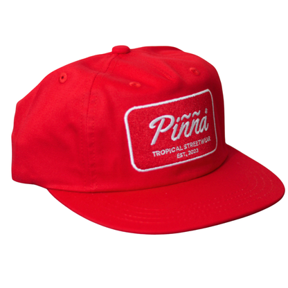 The Patch SnapBack Cap - Summer Red