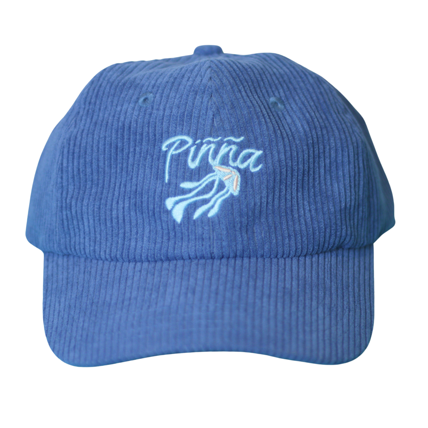 Medusa Corduroy Cap - Aqua Blue