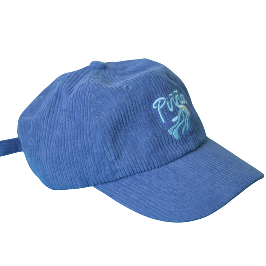 Medusa Corduroy Cap - Aqua Blue