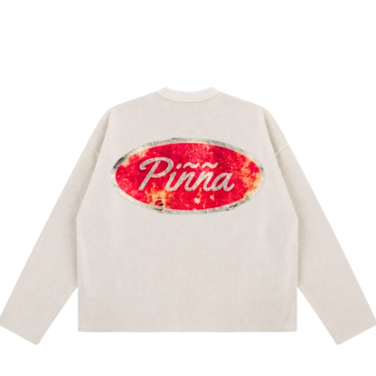 Waffle Long Sleeve Tee - Beige