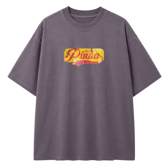 Distressed Tee – Stone Wash Gray