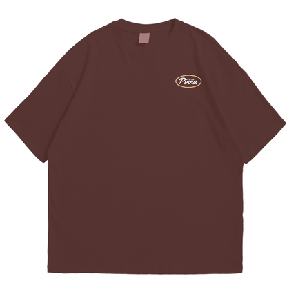 Classic Piñña Oval Logo Tee - Brown