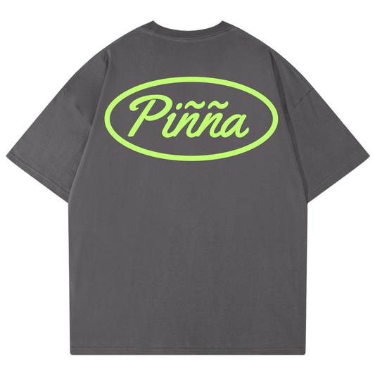 Classic Piñña Oval Logo Tee - Grey