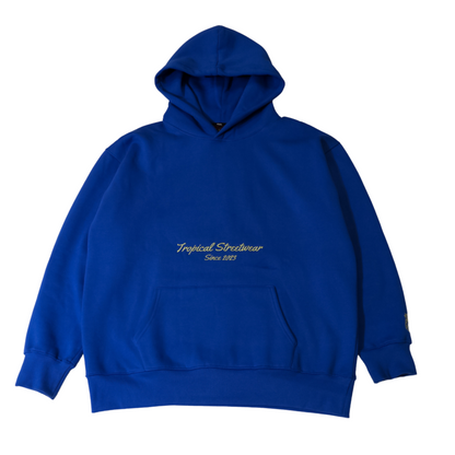 AW23 ~~ Cobalt Blue Tropical Hoodie