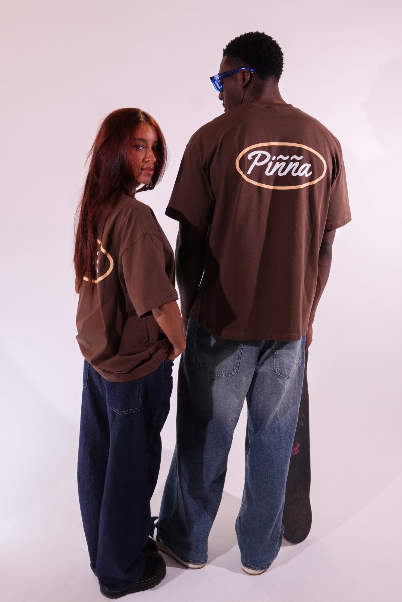 Classic Piñña Oval Logo Tee - Brown