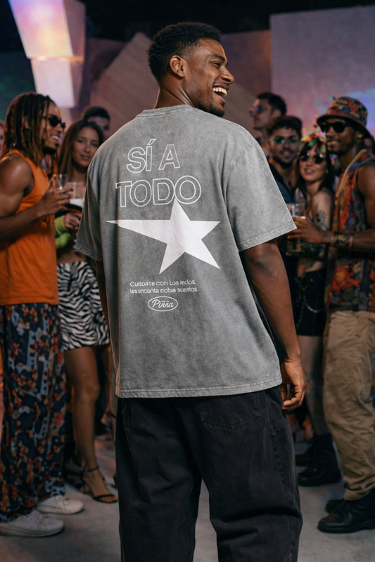 SI A TODO - Acid Wash Gray