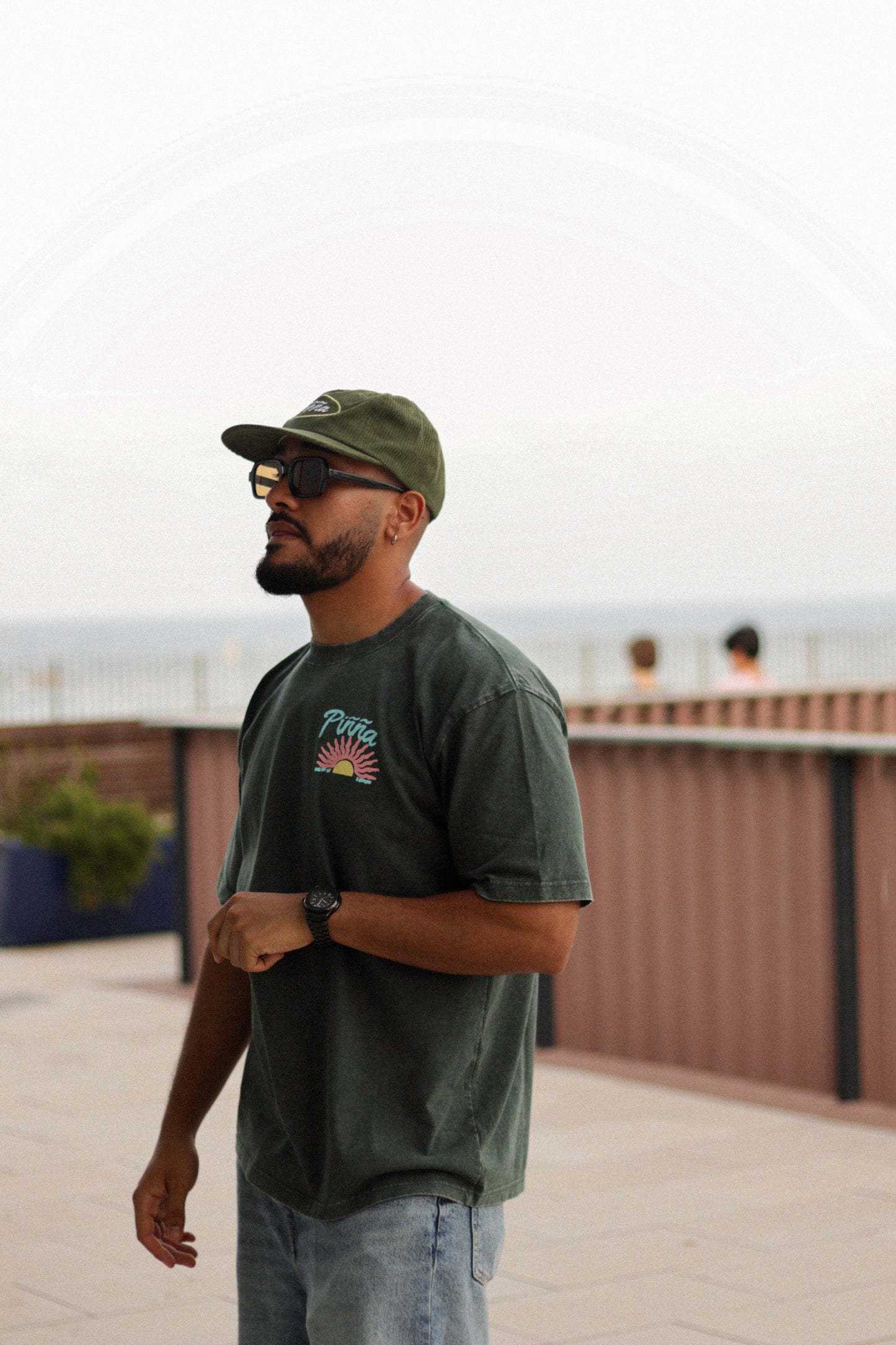 Uluwatu Sunset - Acid Wash Green