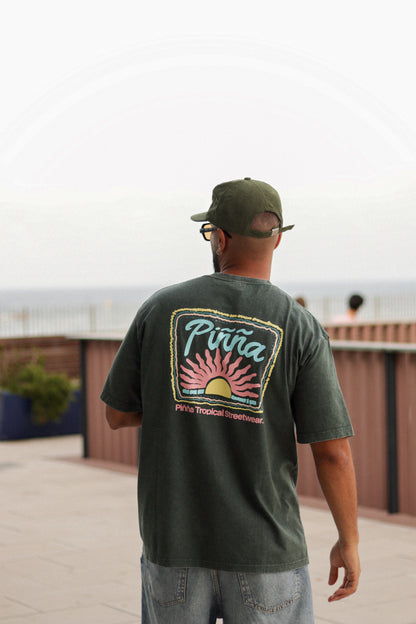 Uluwatu Sunset - Acid Wash Green