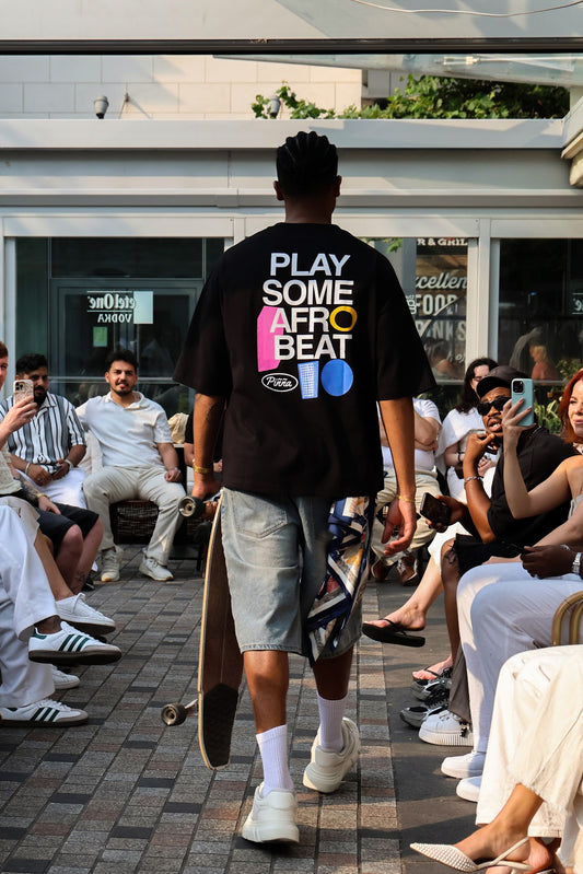 Play Some AfroBeat Tee - Black