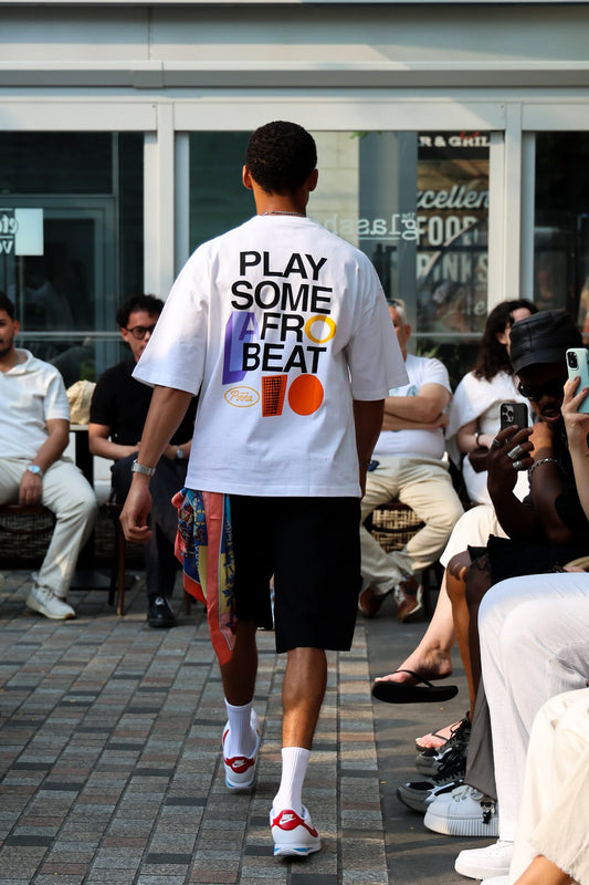 Play Some AfroBeat Tee - White