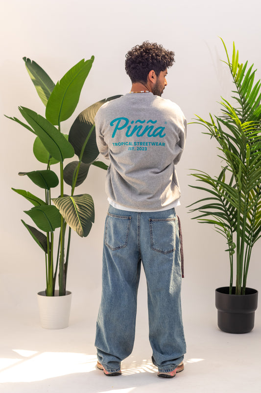 Basic Piñña Crewneck - Grey