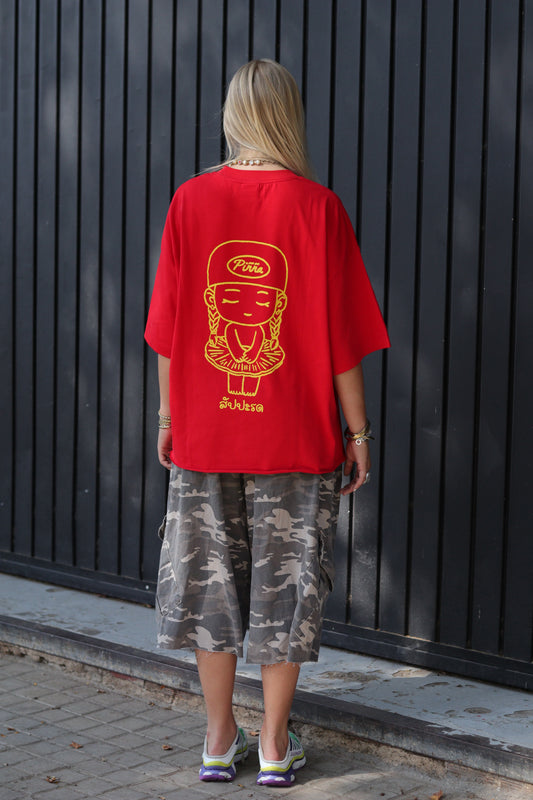 Graffiti Girl Bangkok  - Red