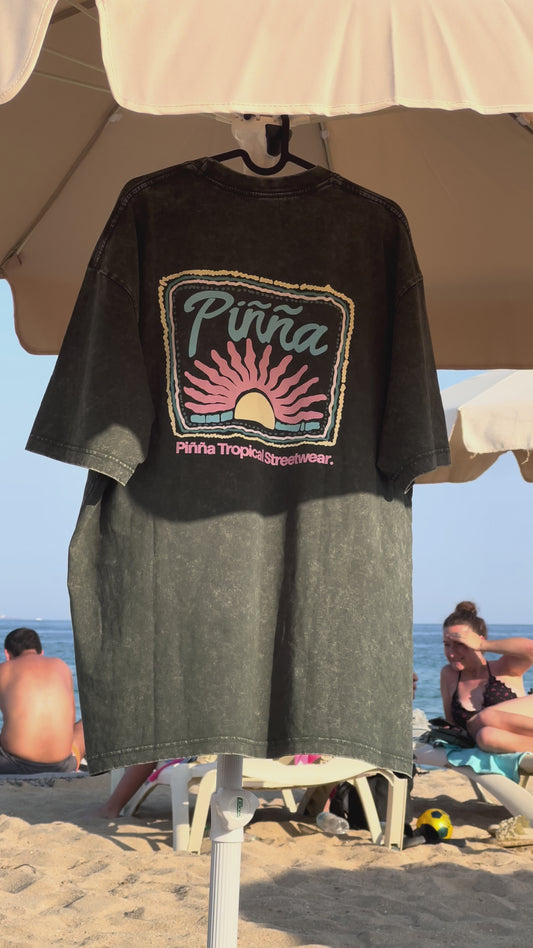 Uluwatu Sunset - Acid Wash Green
