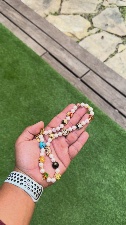 Piñña Multicolor Pearl Necklace